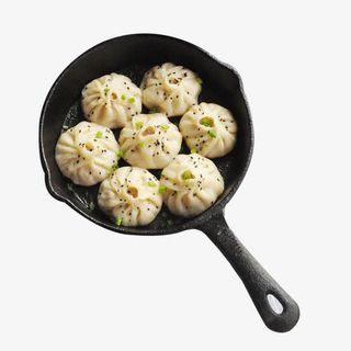 蔬菜蒸煎包免抠