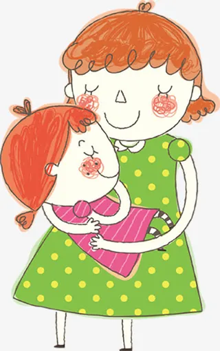 相亲相爱的母女免抠