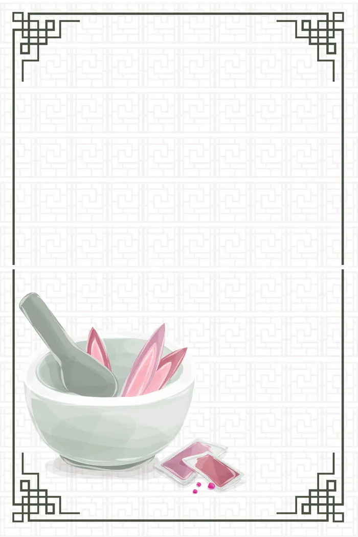中国风美食古典边框广告高清