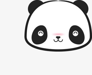大熊猫头像免抠
