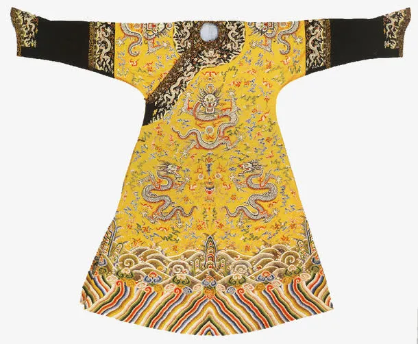 海水江崖衣服免抠