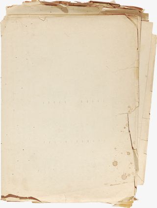 泛黄牛皮纸免抠