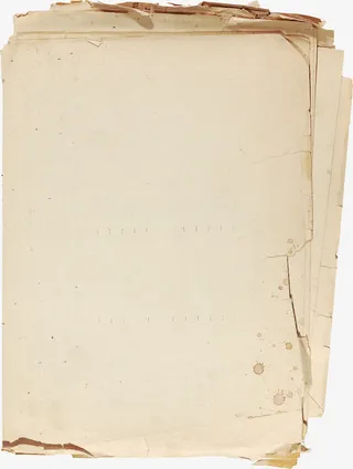 泛黄牛皮纸免抠