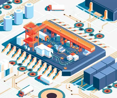 卡通电子元件电路板免抠