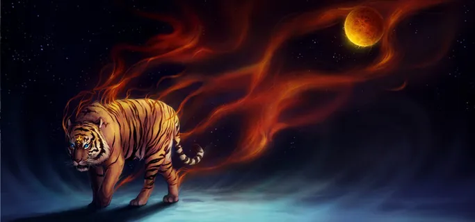 老虎背景高清