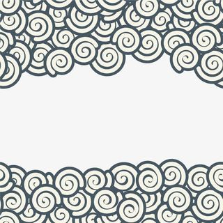 卡通中国风底纹免抠