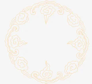 祥云边框免抠