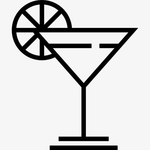 鸡尾酒图标免抠