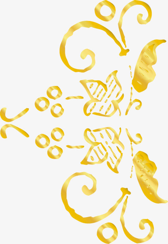金色中式边框会员卡设计免抠