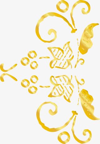 金色中式边框会员卡设计免抠