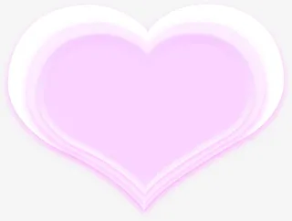 紫色梦幻情人节爱心免抠