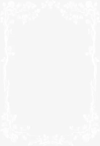 粉笔画玫瑰花边免抠