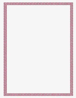 中国风回字纹边框免扣元素免抠