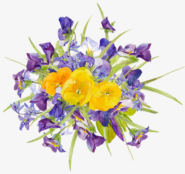 一束鲜花免抠