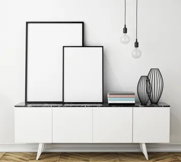 北欧白色家居装修图片素材高清