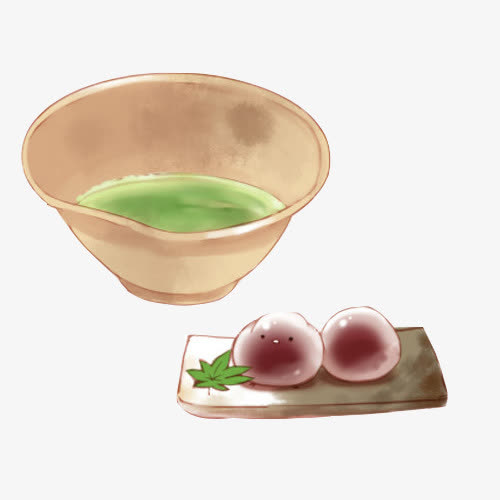 汤圆手绘画素材图片免抠
