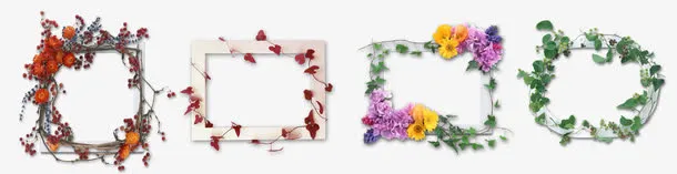 花朵边框免抠