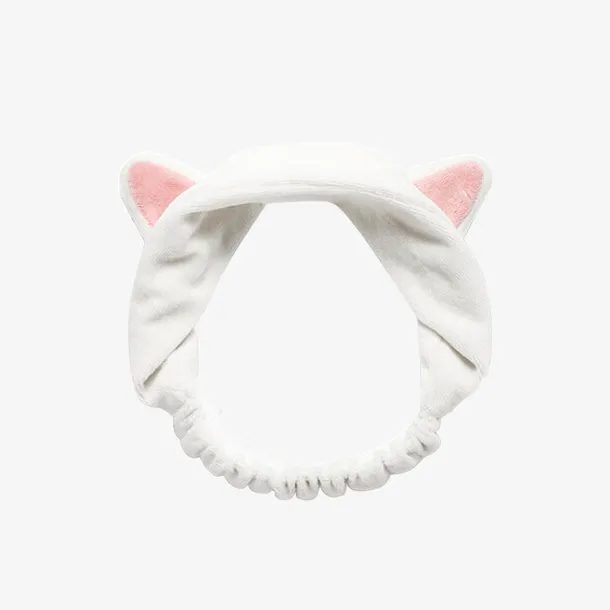 猫耳可爱风束发带免抠