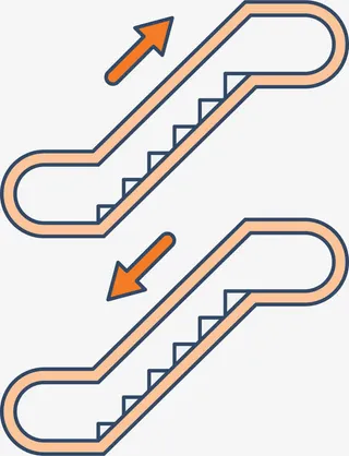 上下楼电梯图标免抠