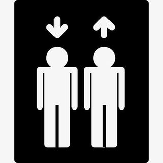 向上和向下的信号图标免抠