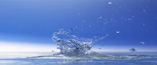 蓝色灵动水滴背景高清