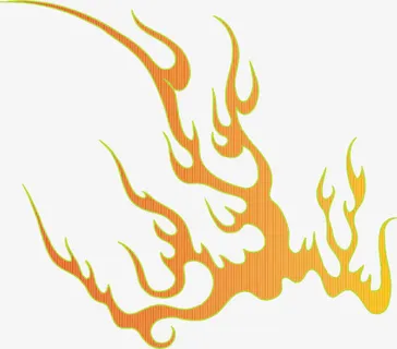 黄色花纹底纹免抠