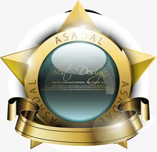 菱形简约军徽图案画画免扣免抠