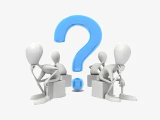 思考的3D小人PPT模板免抠装饰ppt元素