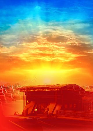 阳光灿烂的天空七夕免抠