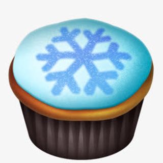 蛋糕雪花巧克力装饰免抠