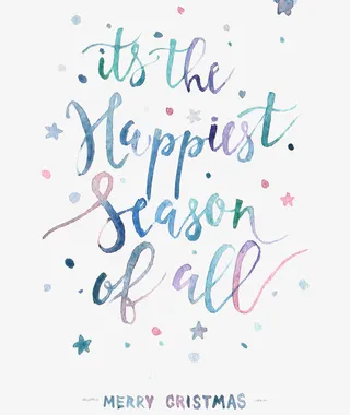 圣诞节艺术字体免抠