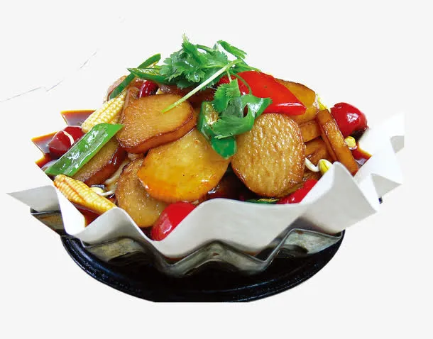土豆炒回锅肉免抠