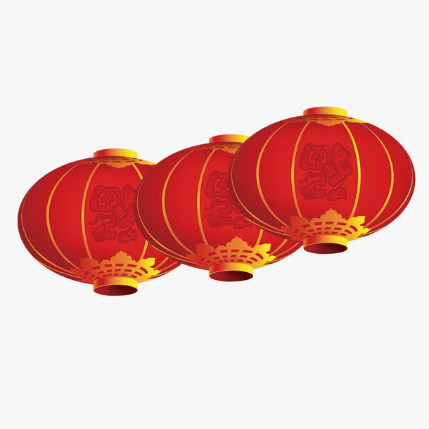 红灯笼免抠