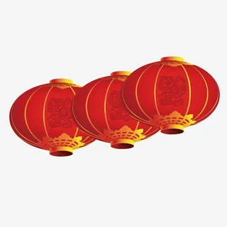 红灯笼免抠
