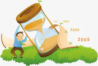 矢量卡通商务元素免抠