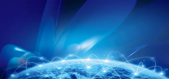 蓝色科技商务梦幻banner高清