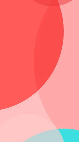 扁平几何粉色H5背景高清