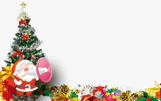 圣诞节海报免抠