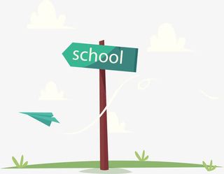 矢量图创意绿色箭头指示牌免抠