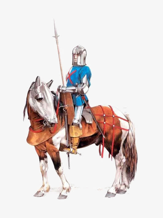骑马的古代军人免抠