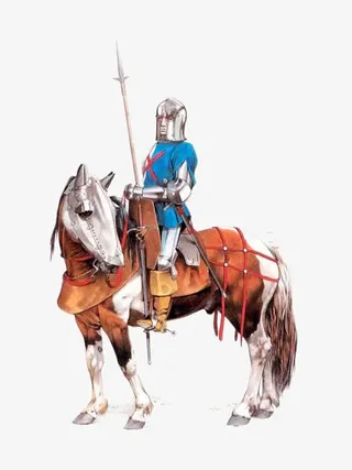 骑马的古代军人免抠