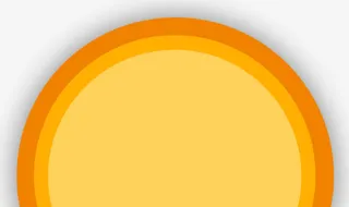 红色橙色半圆海报背景免抠