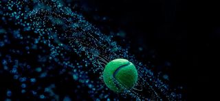 渐变网球背景装饰高清