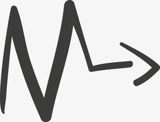 心电图箭头矢量图免抠