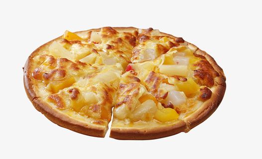 美味诱人什锦水果披萨免抠