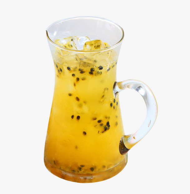 一杯百香果果汁免抠