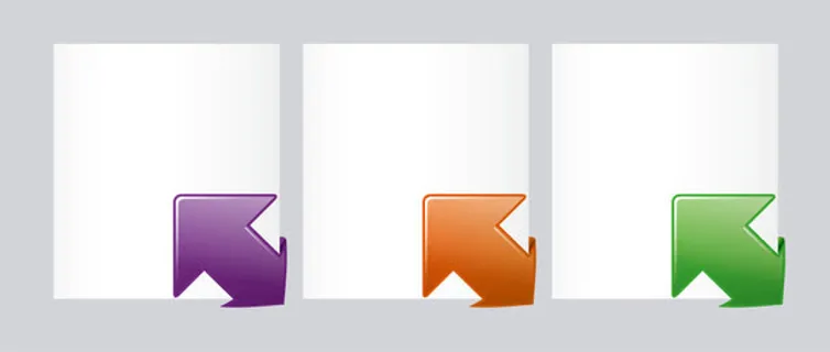 矢量PPT设计箭头创意目录图标免抠