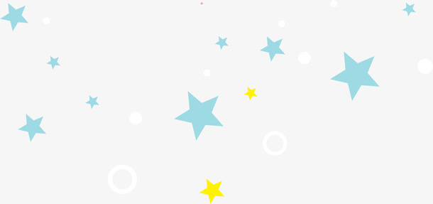 星星漂浮免抠