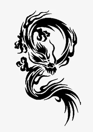 纹身龙免抠