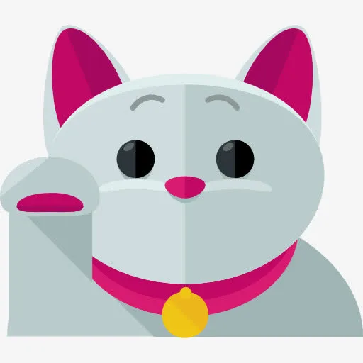招财猫图标免抠